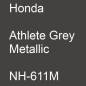 Preview: Honda, Athlete Grey Metallic, NH-611M.